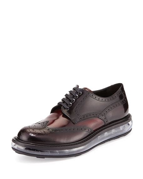 prada wingtip shoes.